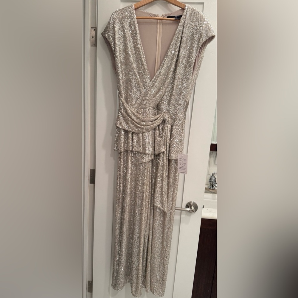 Silver Jay Godfrey sequin jumpsuit